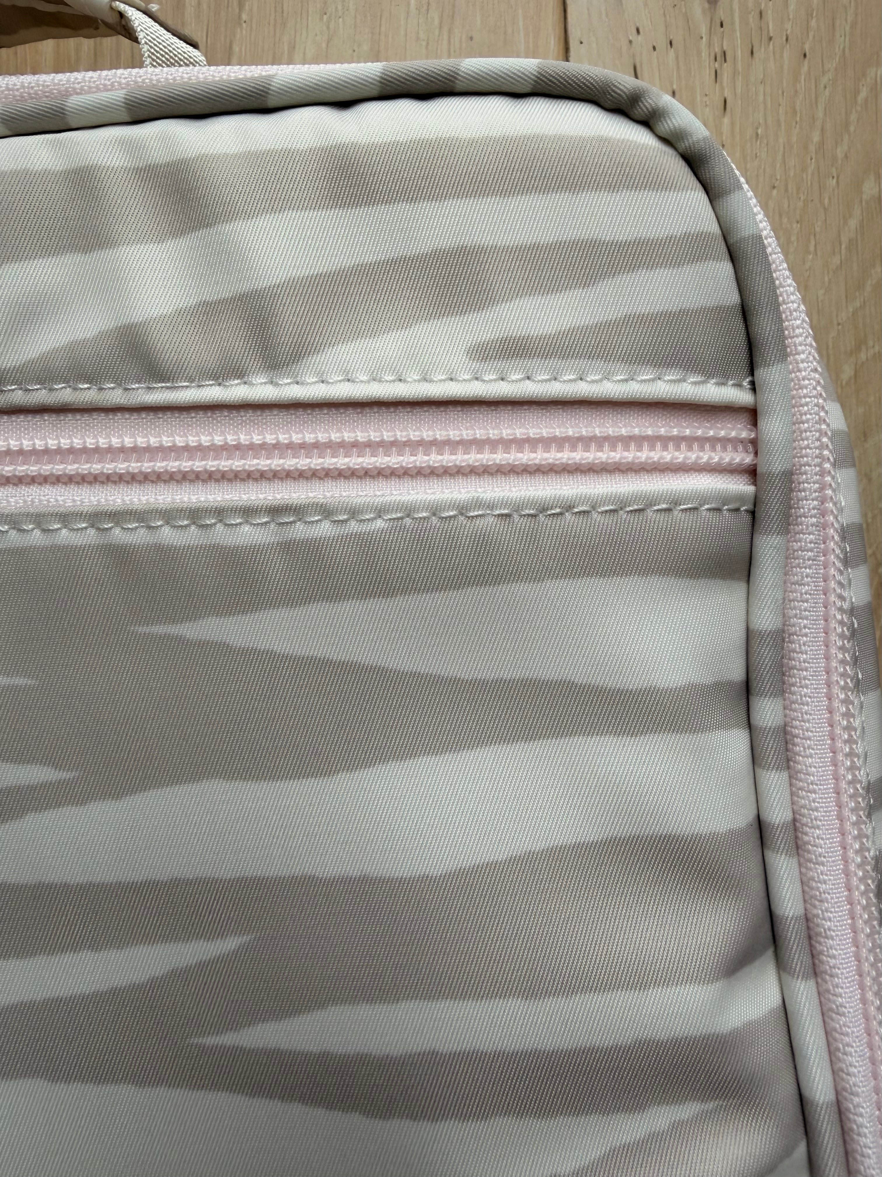 SAMPLE ZEBRA LUNCHBAG - Pink Zip